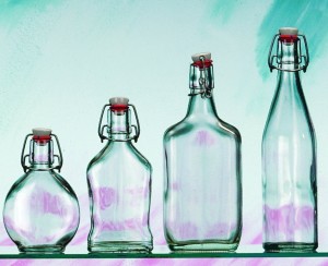 Flaschen und Gläser von Lipfert Glas